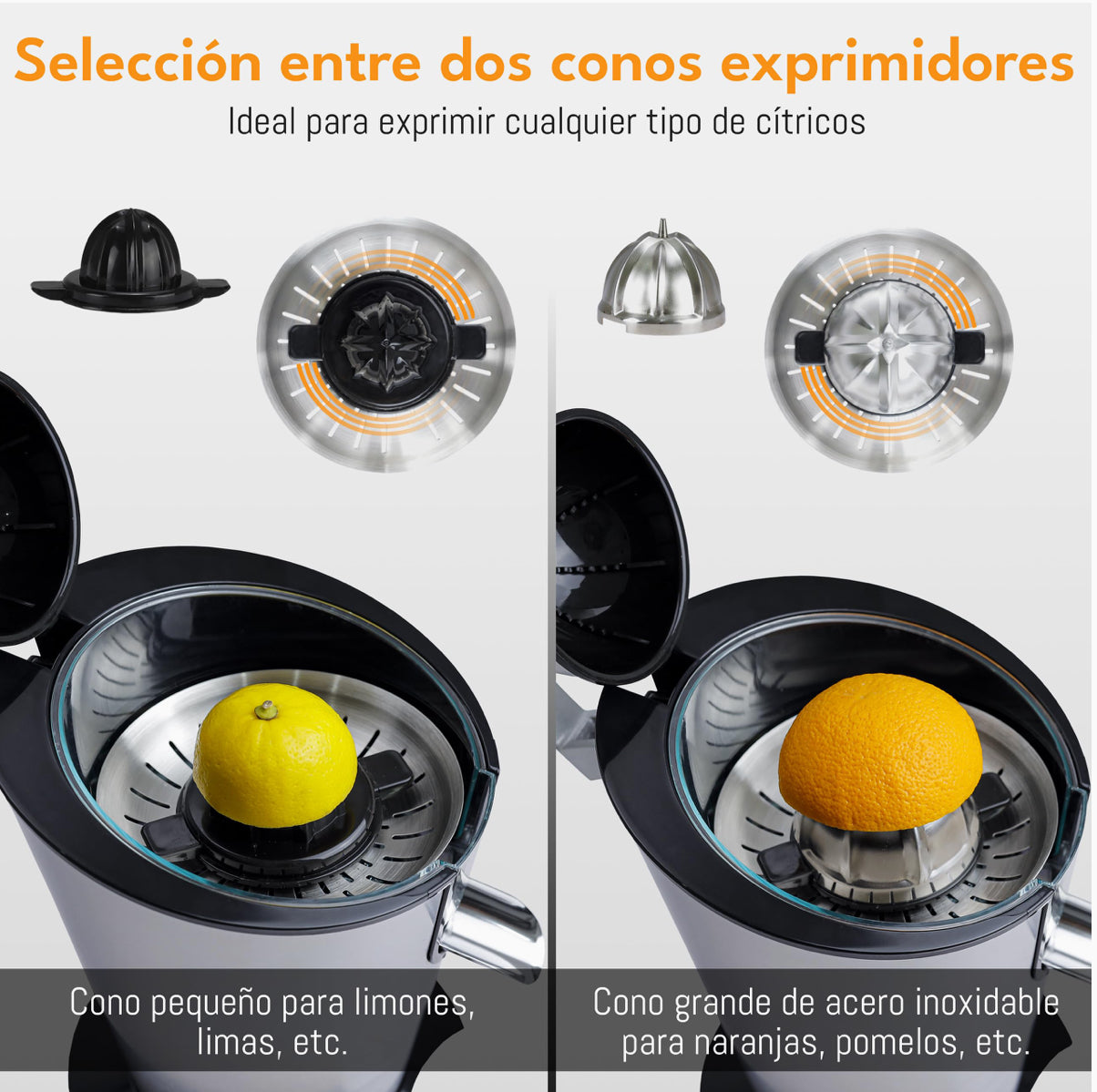 Exprimidor Eléctrico 600W