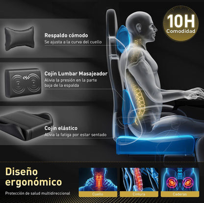 Silla Gaming con Masajeador