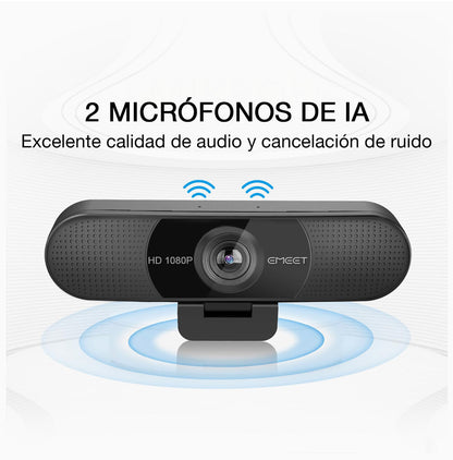 WebCam 1080P con Micrófono