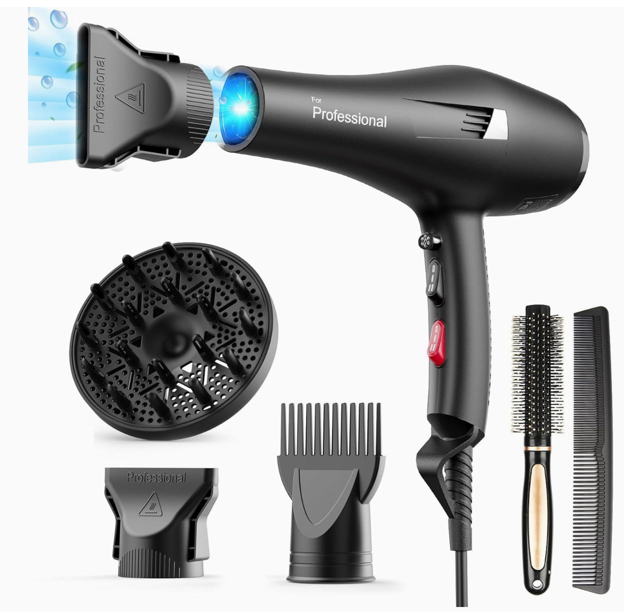 Secador Profesional Iones