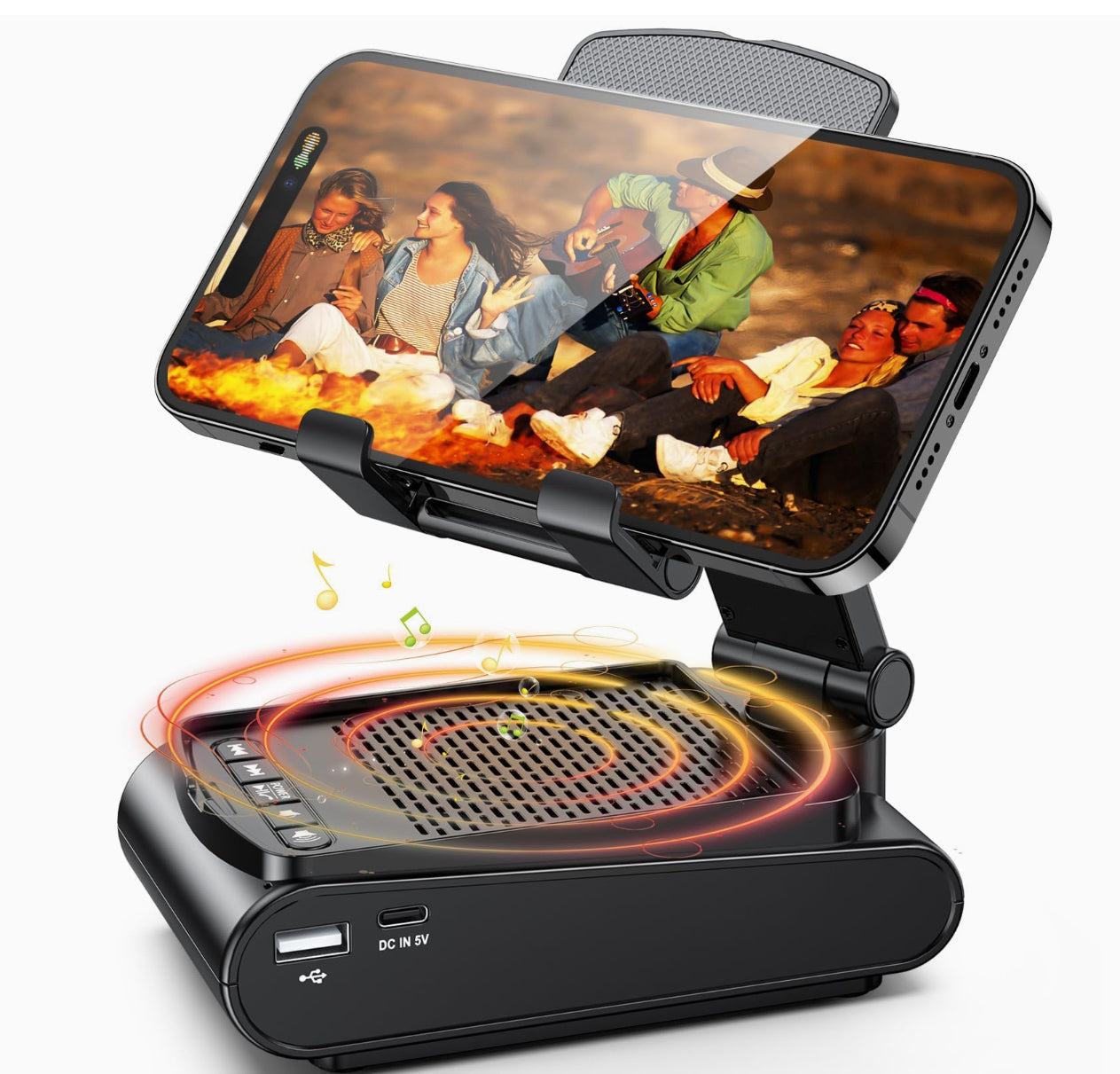 Altavoz con Soporte Móvil Bñuetooth