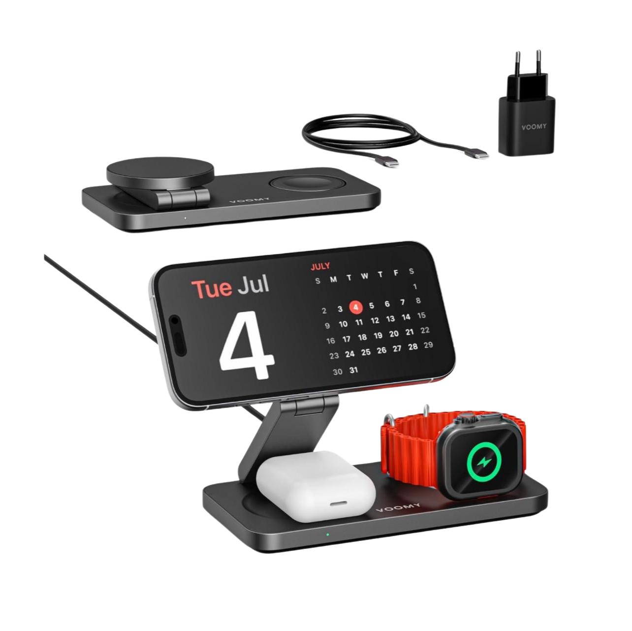 3 en 1 Cargador Inalámbrico